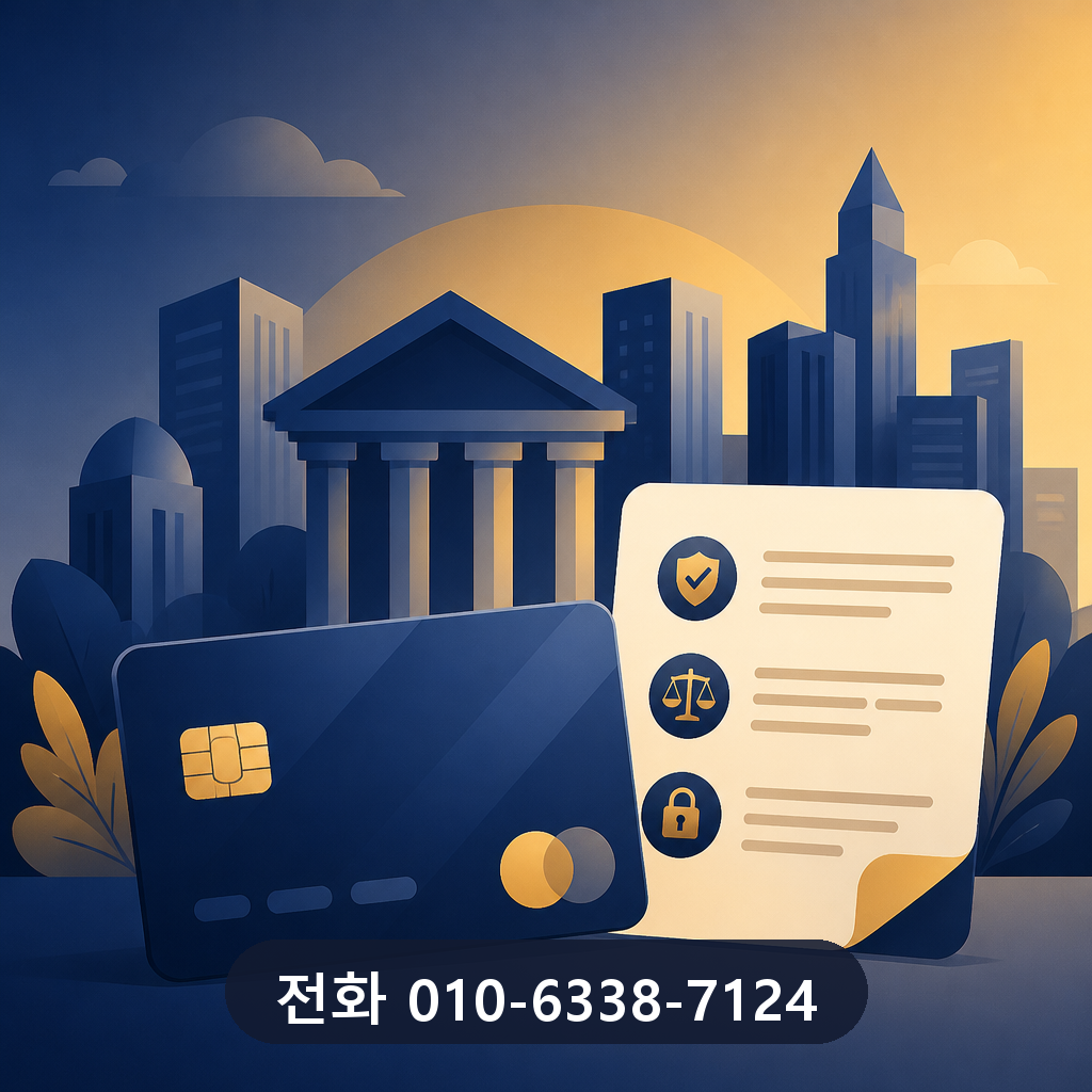 카드깡 사이트 카드사 약관 확인 이미지